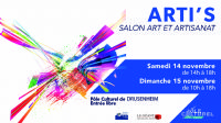 Salon Arti's. Du 14 au 15 novembre 2015 à Drusenheim. Bas-Rhin. 